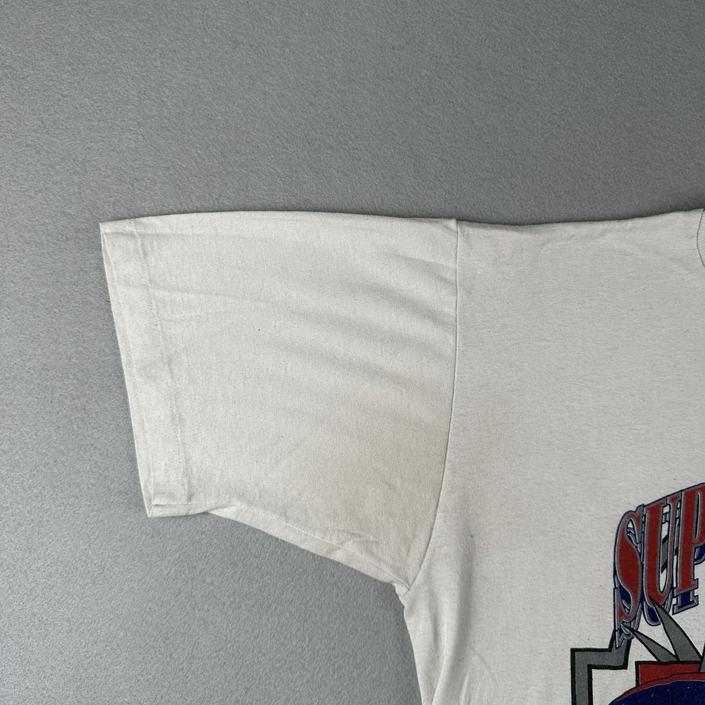 Vtg 90s Buffalo Bills Super Bowl Shirt Men's XL Giants XXV Football Helmet 1991 - Picture 8 of 16